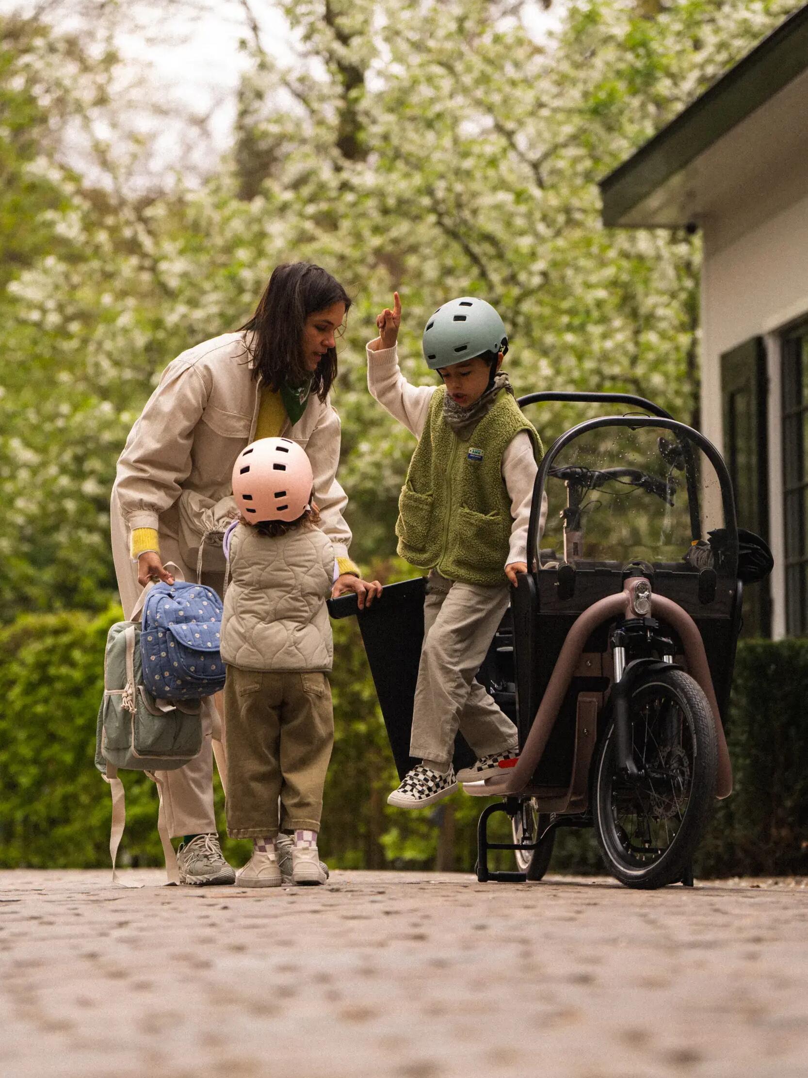 Imaginer un vélo cargo pratique, sécure et cosy 