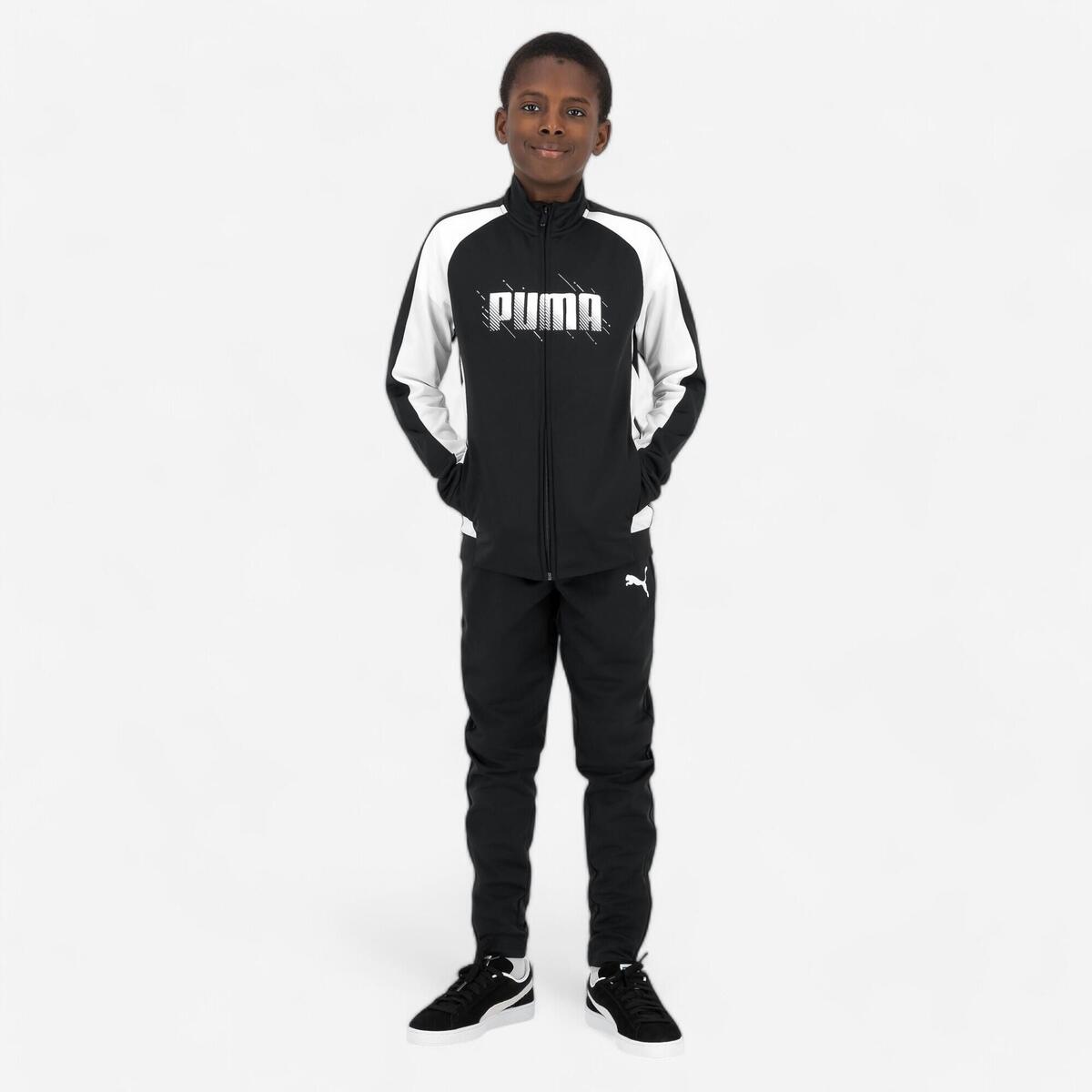 Ensemble survêtement Puma enfant - noir et blanc
