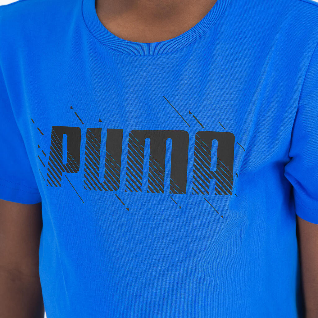 Puma T-Shirt Kinder - bedruckt blau 