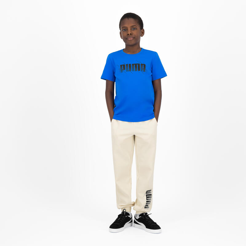 T-shirt imprimé Puma enfant - bleu