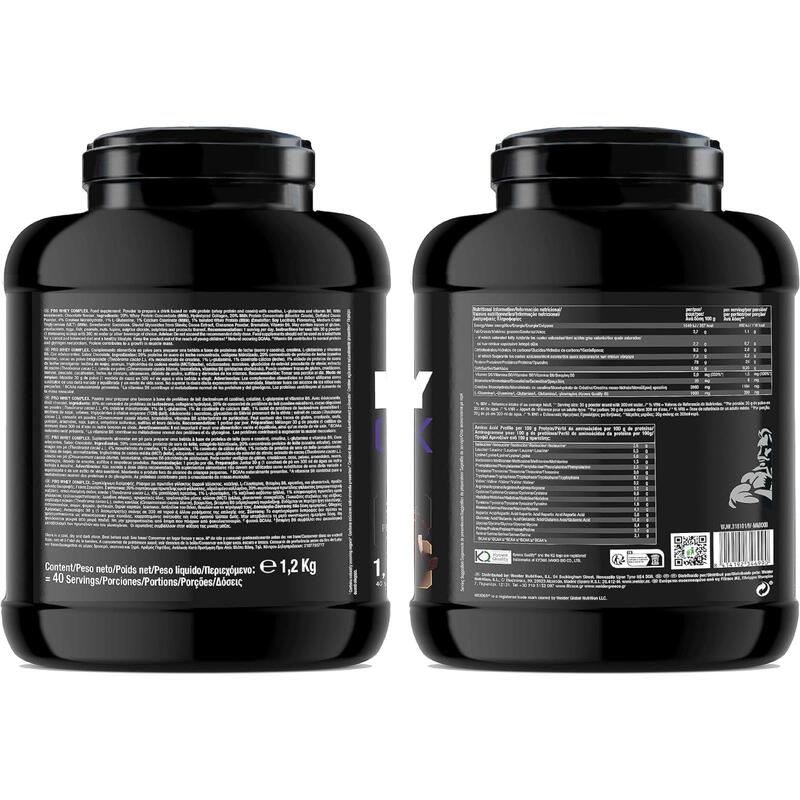 Pack proteína complex 1,2kg chocolate fondant + creatina micronizada 70g