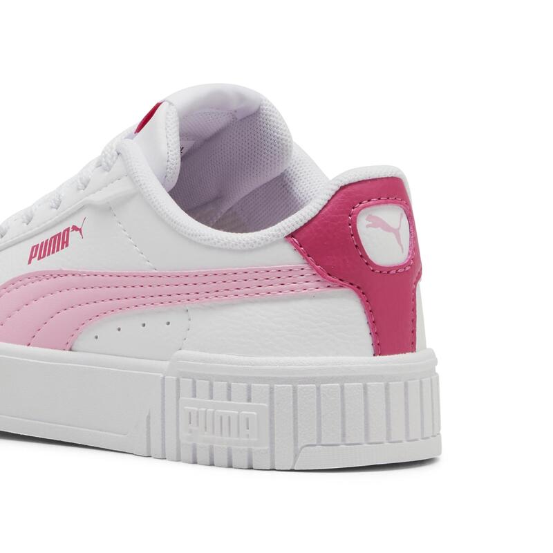 Zapatillas Puma Carina Niños Blanco Rosa