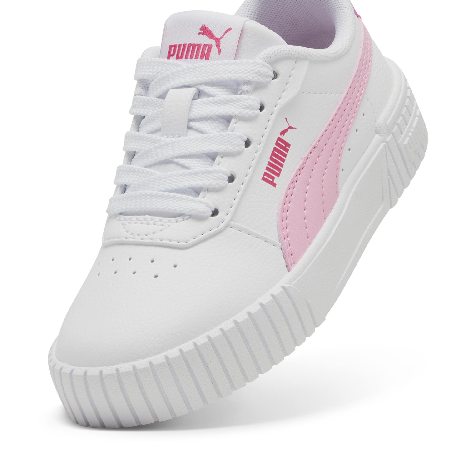 Chaussure Puma CARINA enfant - blanc et rose 2/6