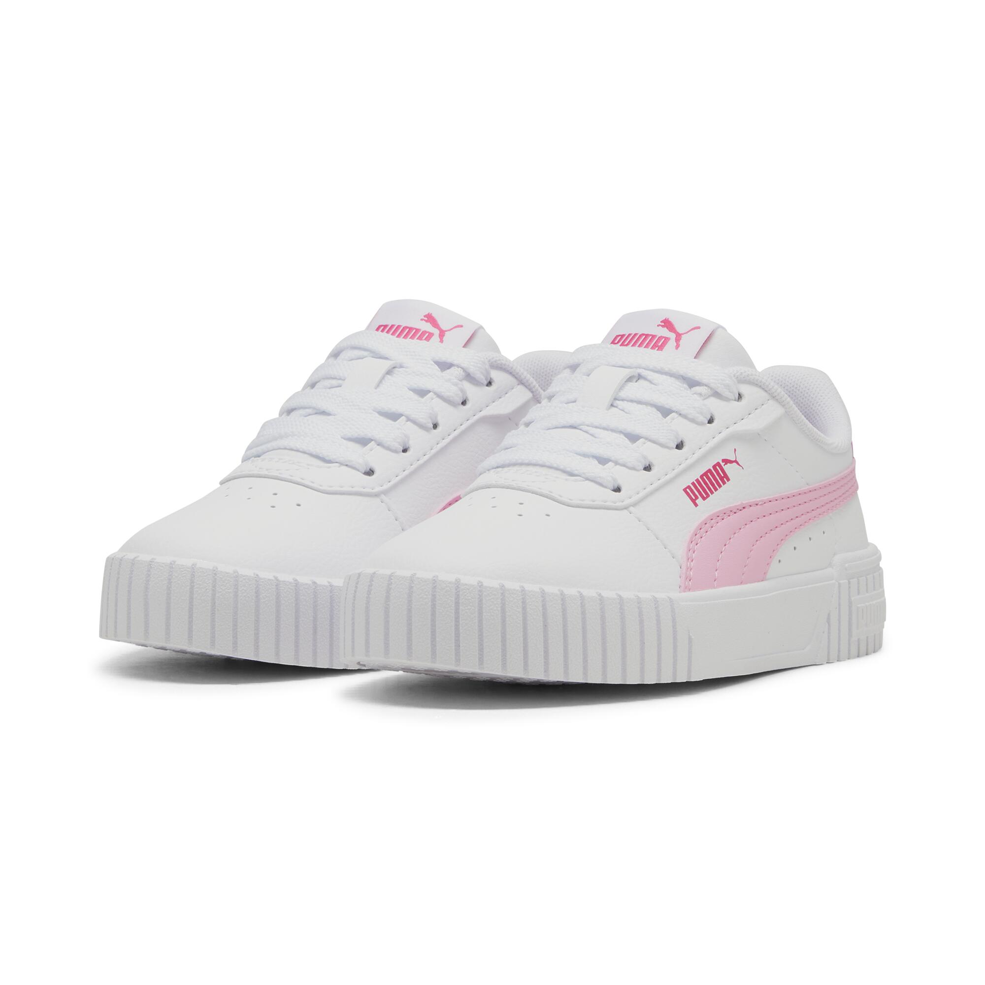 Chaussure Puma CARINA enfant - blanc et rose 3/6