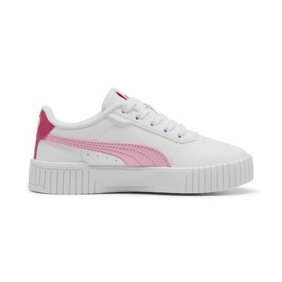 Zapatillas Puma Carina Niños Blanco Rosa