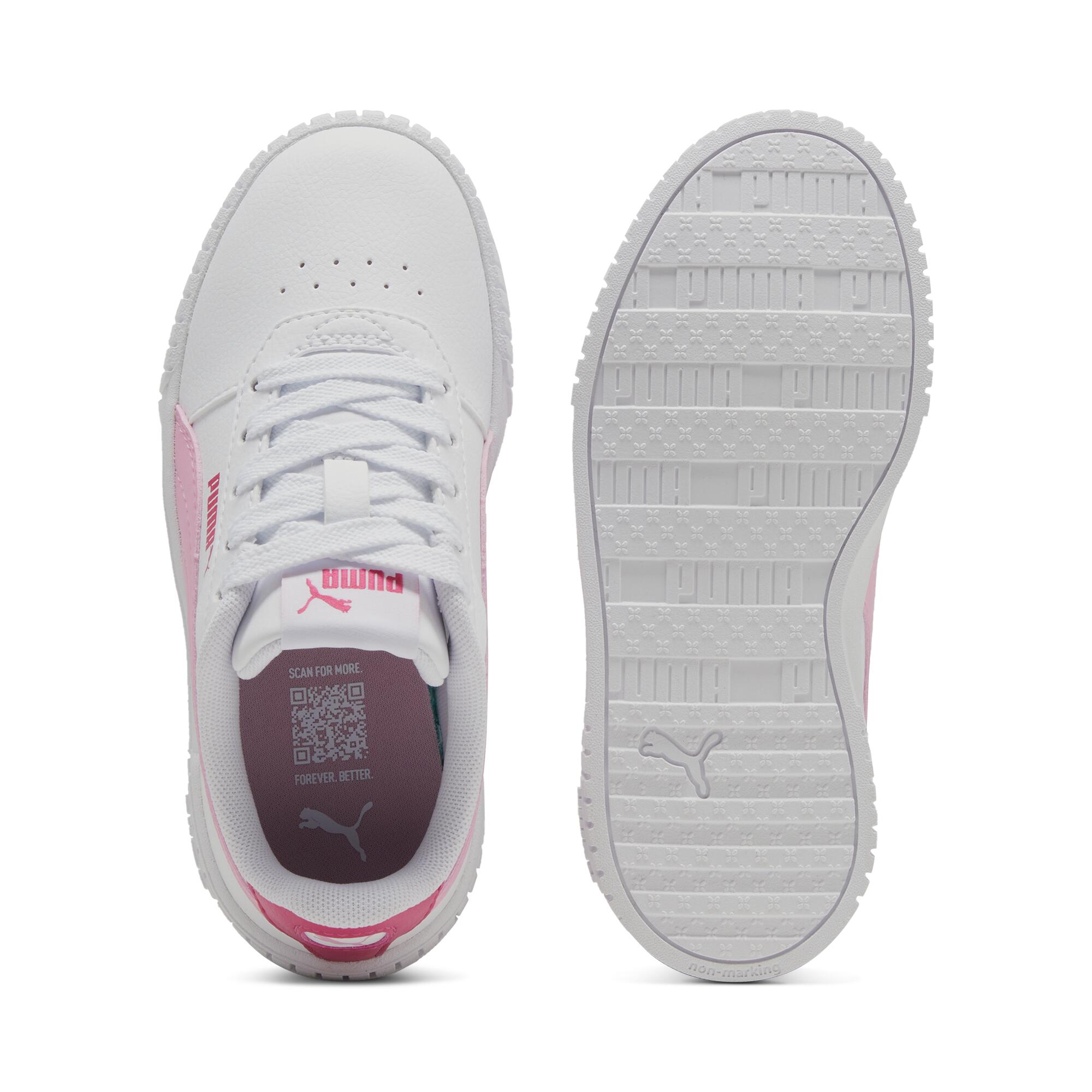 Chaussure Puma CARINA enfant - blanc et rose 4/6