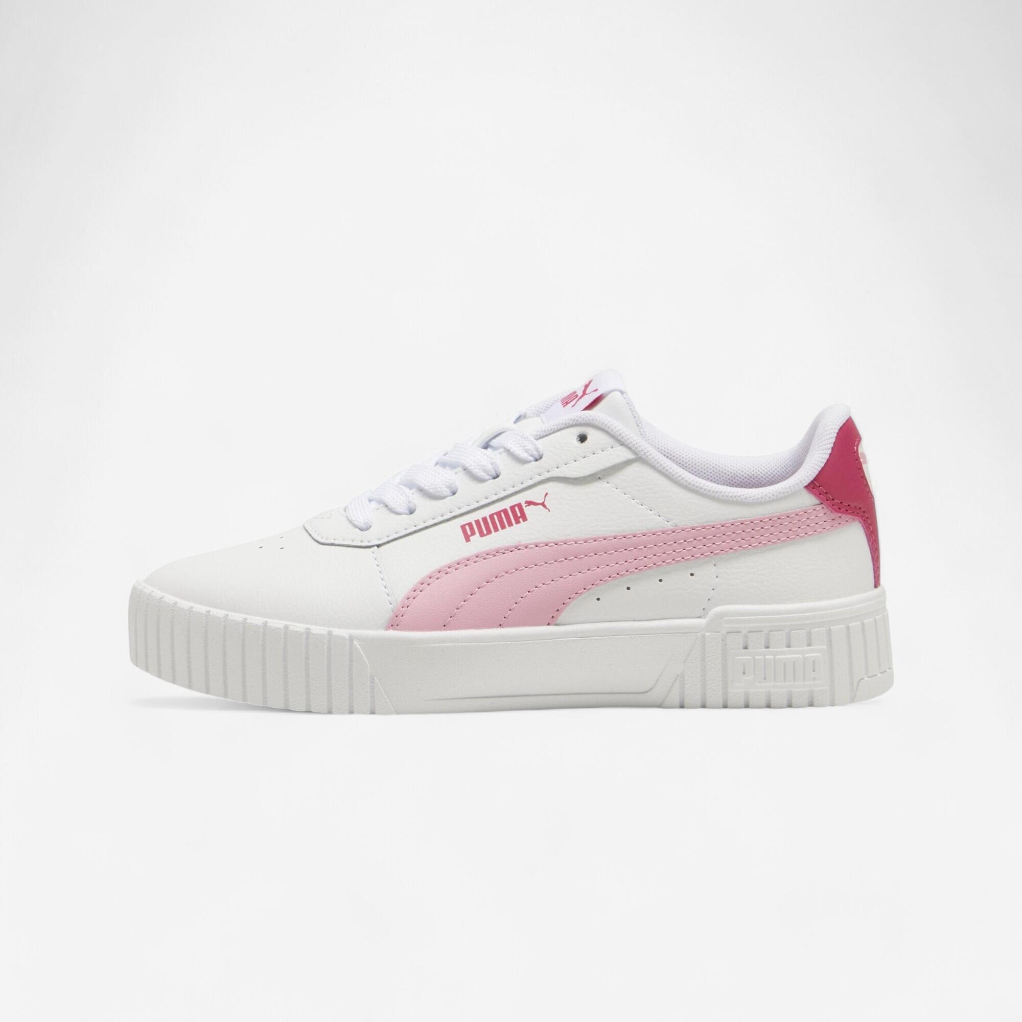 Scarpe da ginnastica Puma bambino CARINA bianco rosa PUMA Decathlon