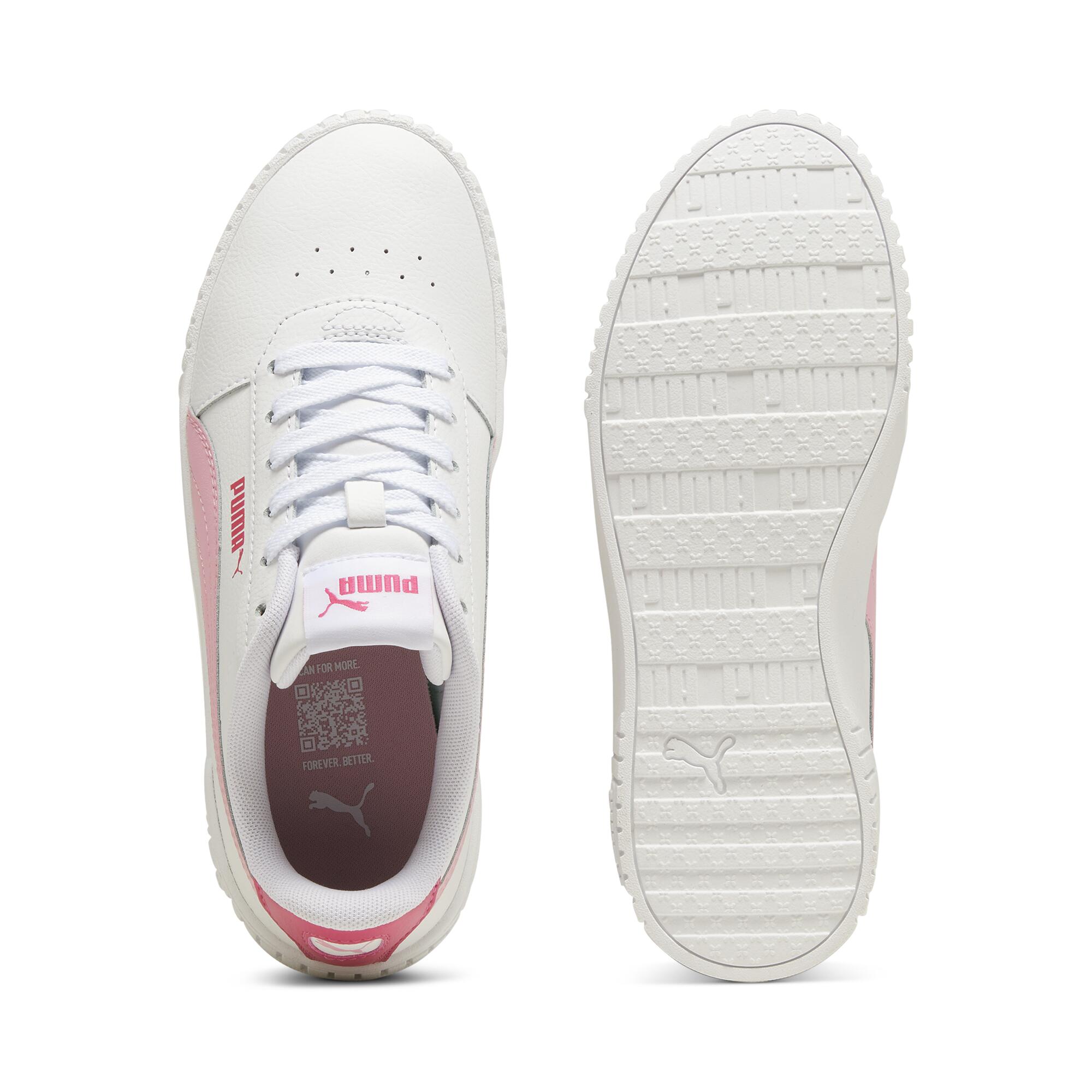 Kinderschoenen CARINA wit roze PUMA Decathlon