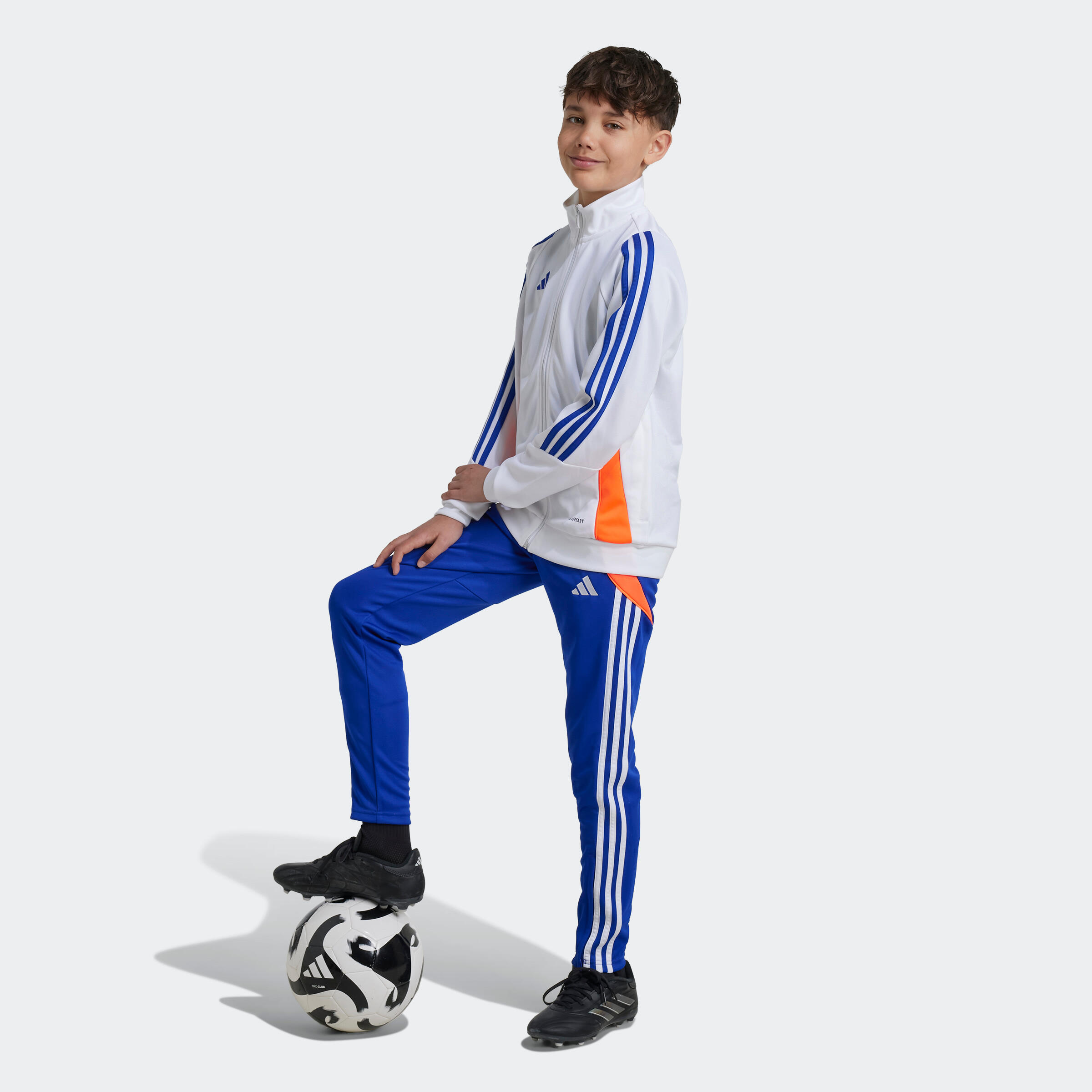 adidas Tiro 24 kind trainingsbroek blauw 6/8