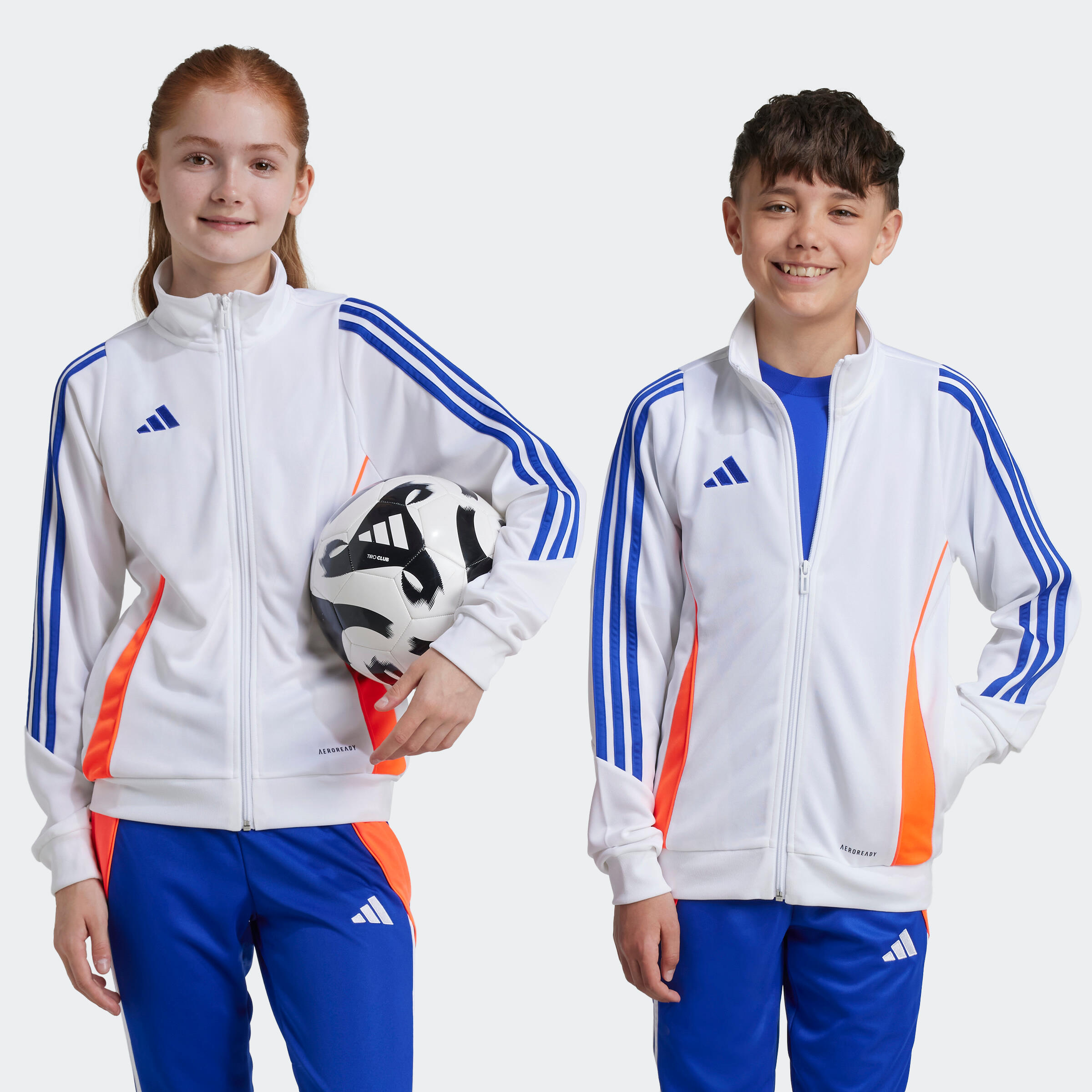Veste d'entraînement adidas Tiro 24 Enfant Blanc 3/8