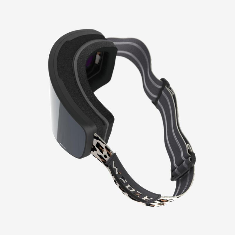 Masque de ski beau temps interchangeable adulte et enfant, g 900 c hd, panthère