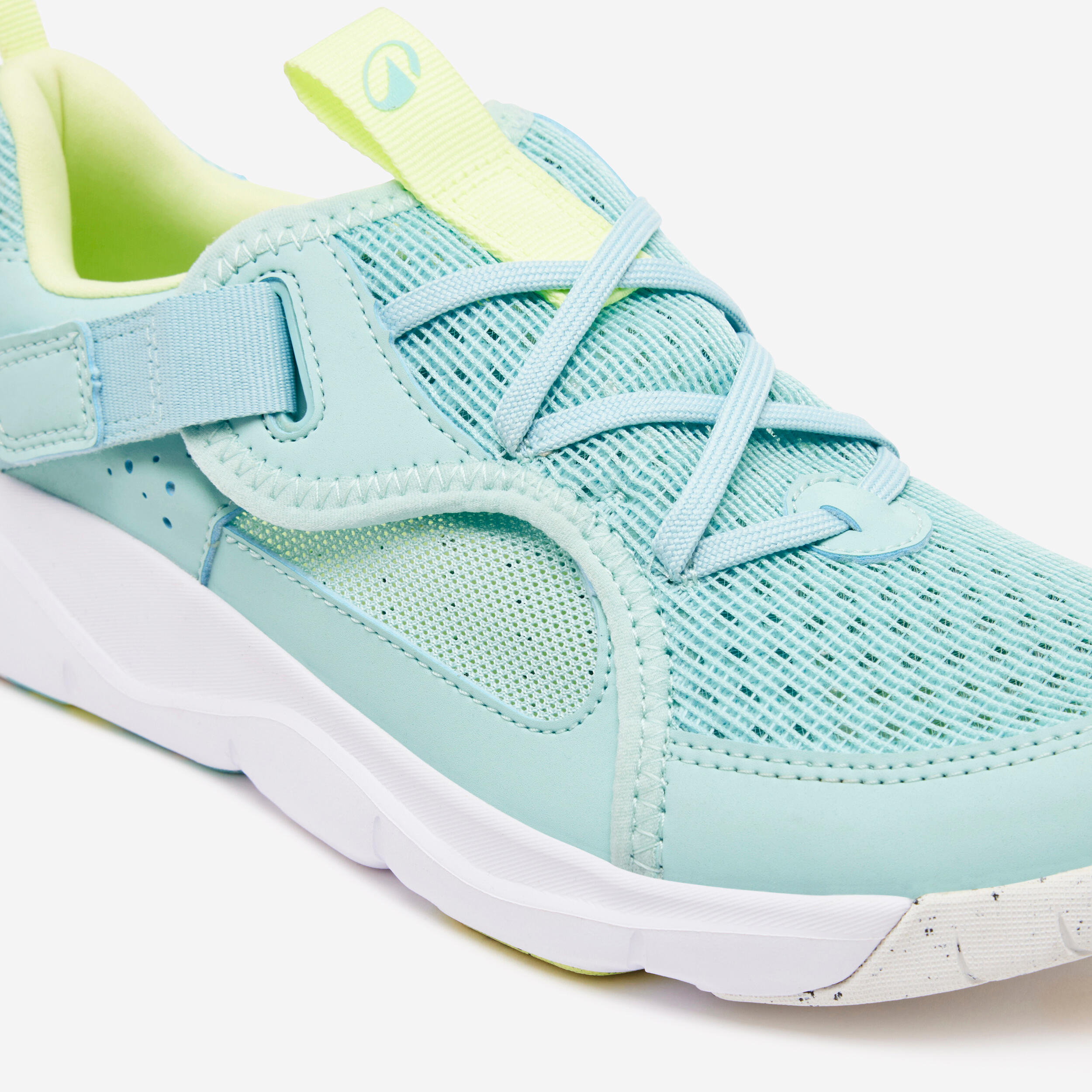 Uiterst ademende gymschoenen voor kinderen Playful Summer turquoise DECATHLON Decathlon