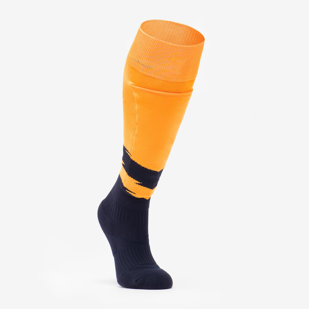 Kids' Football Socks Easy Pocket - Orange