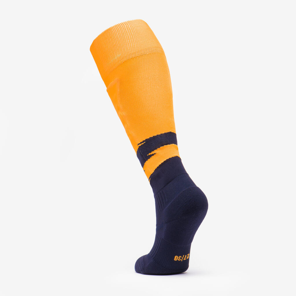 Kids' Football Socks Easy Pocket - Orange