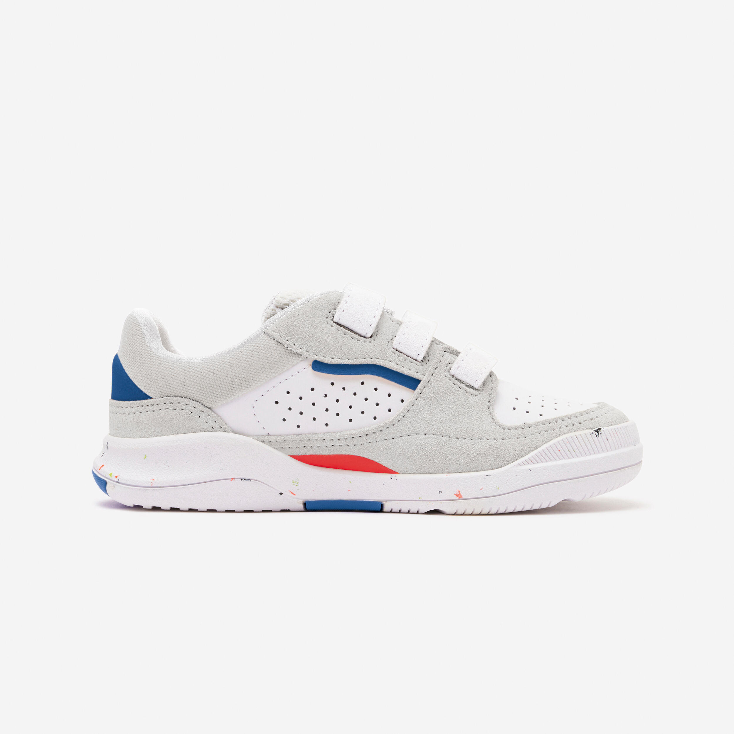 Zapatillas Polideportivas Playventure City Niños Blanco Velcro Piel 5/8