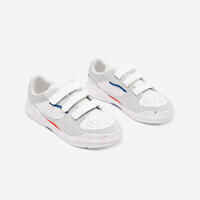 Kids' Rip-Tab Shoes Playventure City - White/Blue/Red