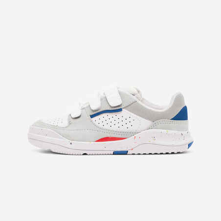 Kids' Rip-Tab Shoes Playventure City - White/Blue/Red