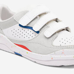 Kids' Rip-Tab Shoes Playventure City - White/Blue/Red