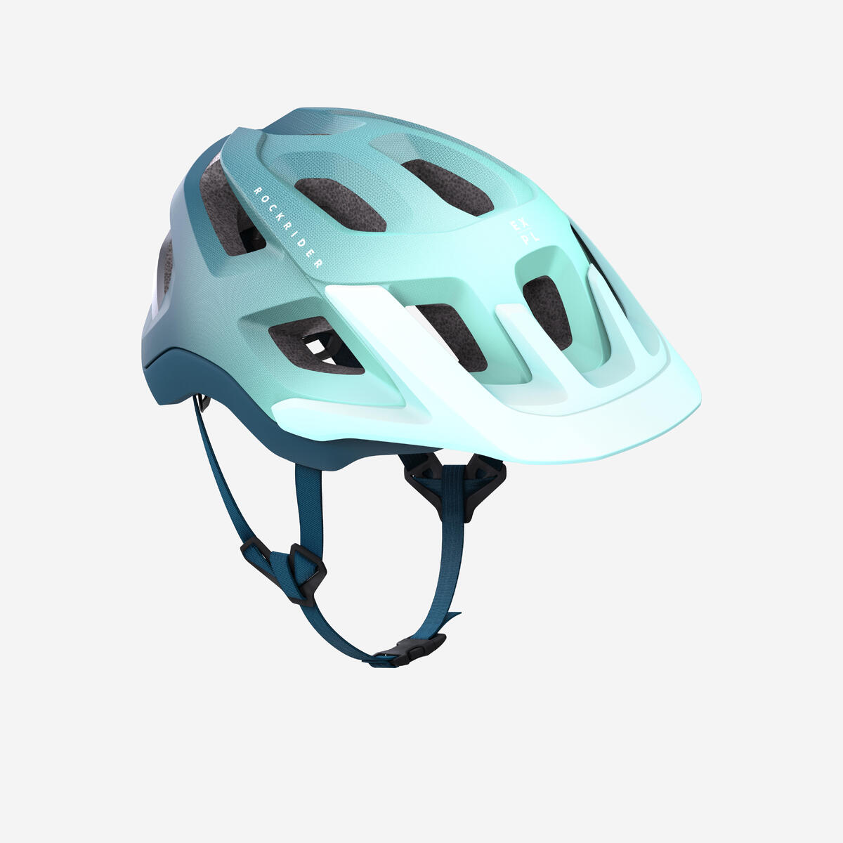 Casque vélo vtt expl 500 bleu dégradé