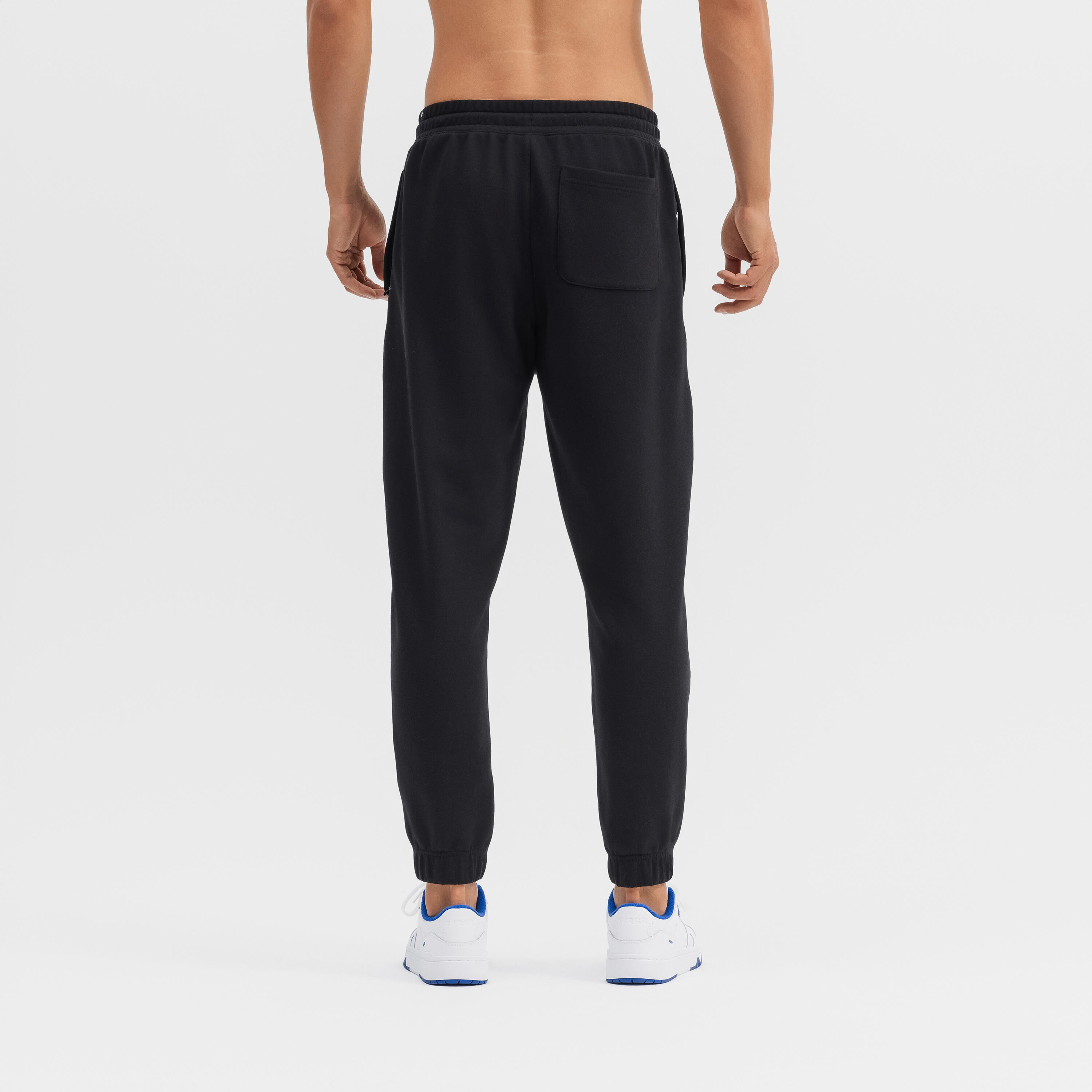 Men training zip pants 500-ultra black