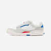 Chaussures à lacets enfant bleu blanc rouge  - playventure city