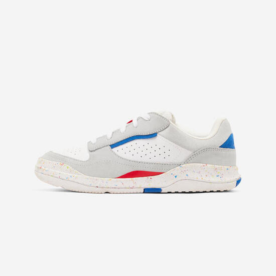 Sportschuhe Kinder Leder Schnürsenkel - Playventure City schwarz