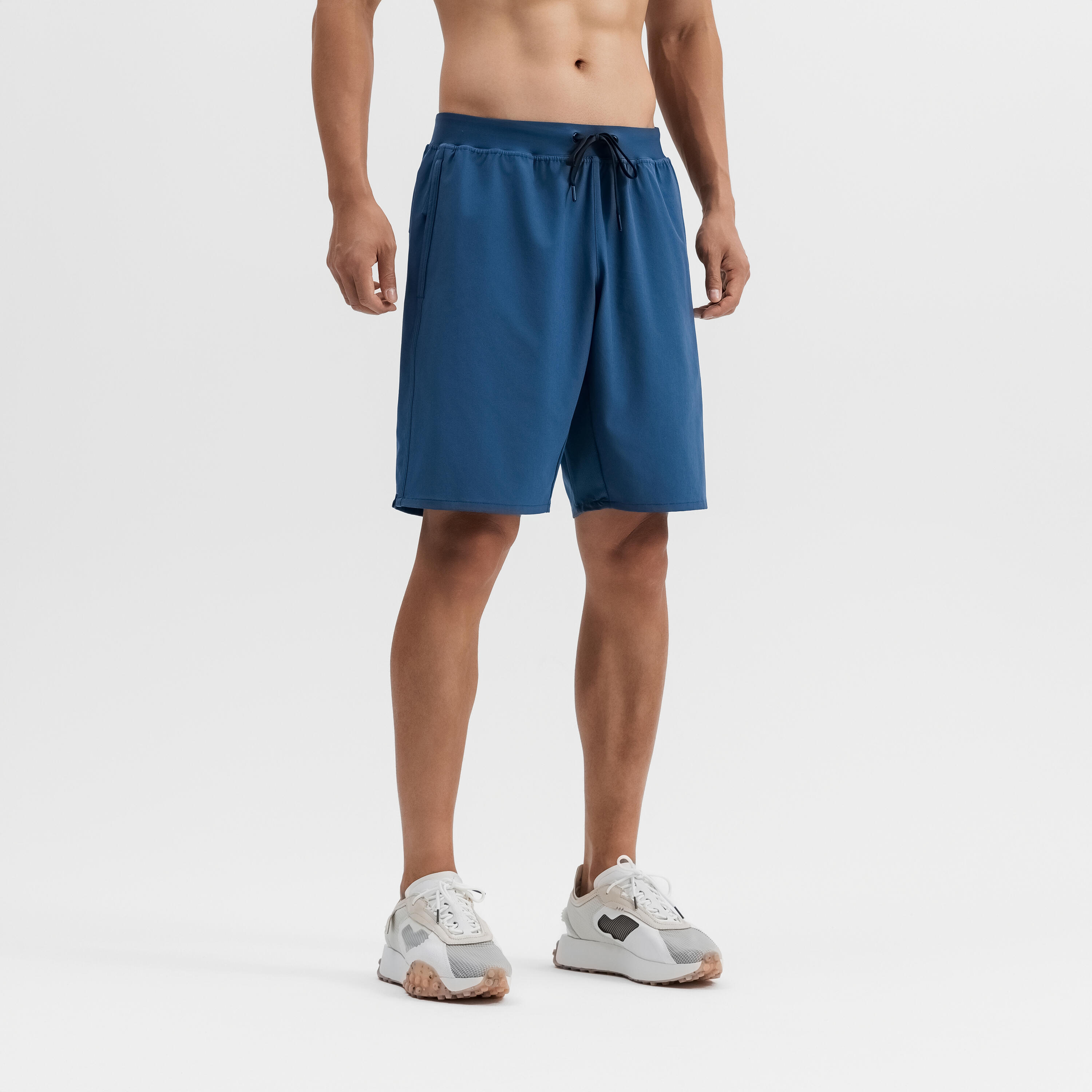 Men's Fitness Cardio Training Shorts 500 - Petrol Blue