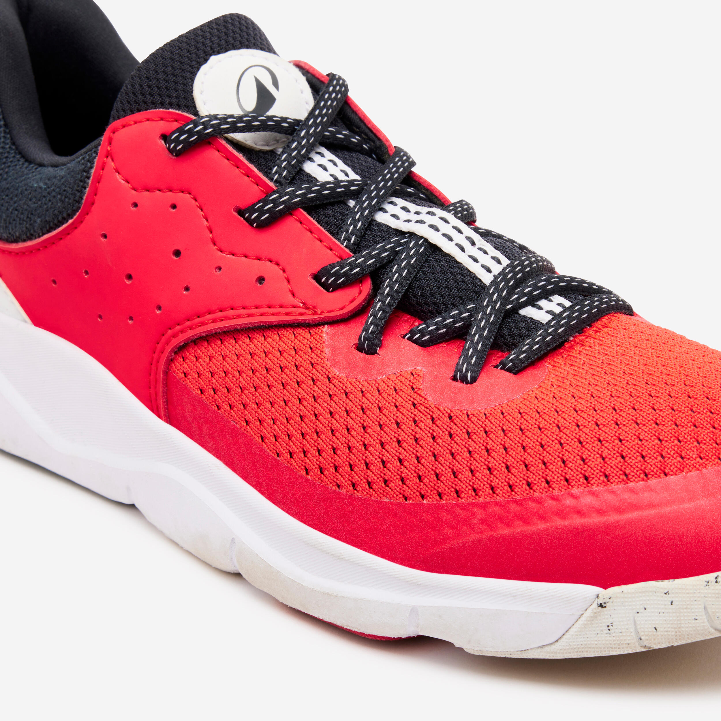 Kids' Unisex Multisports Lightweight Lace-Up Shoes Playful Fast - Red 3/6