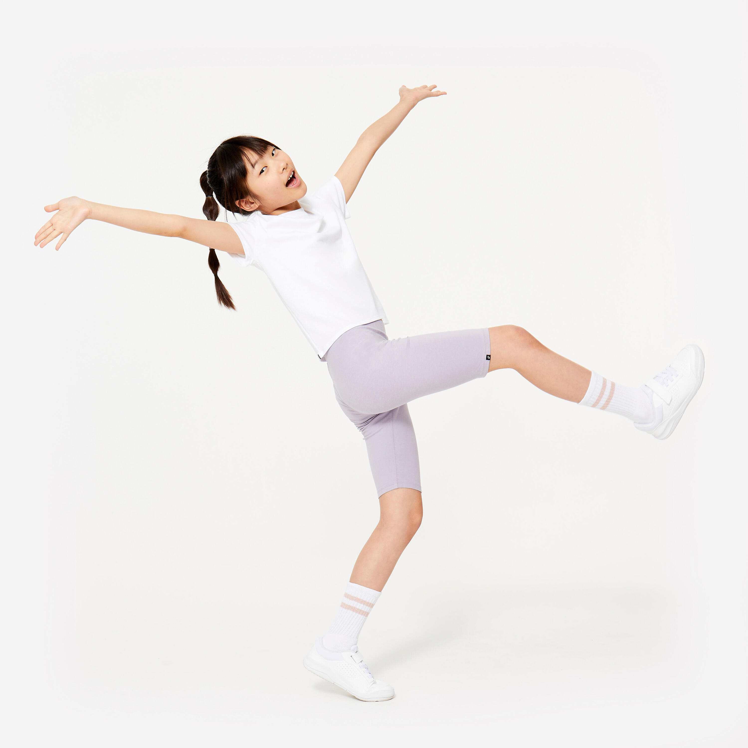T-Shirt Kinder Baumwolle ‒ weiss 2/8