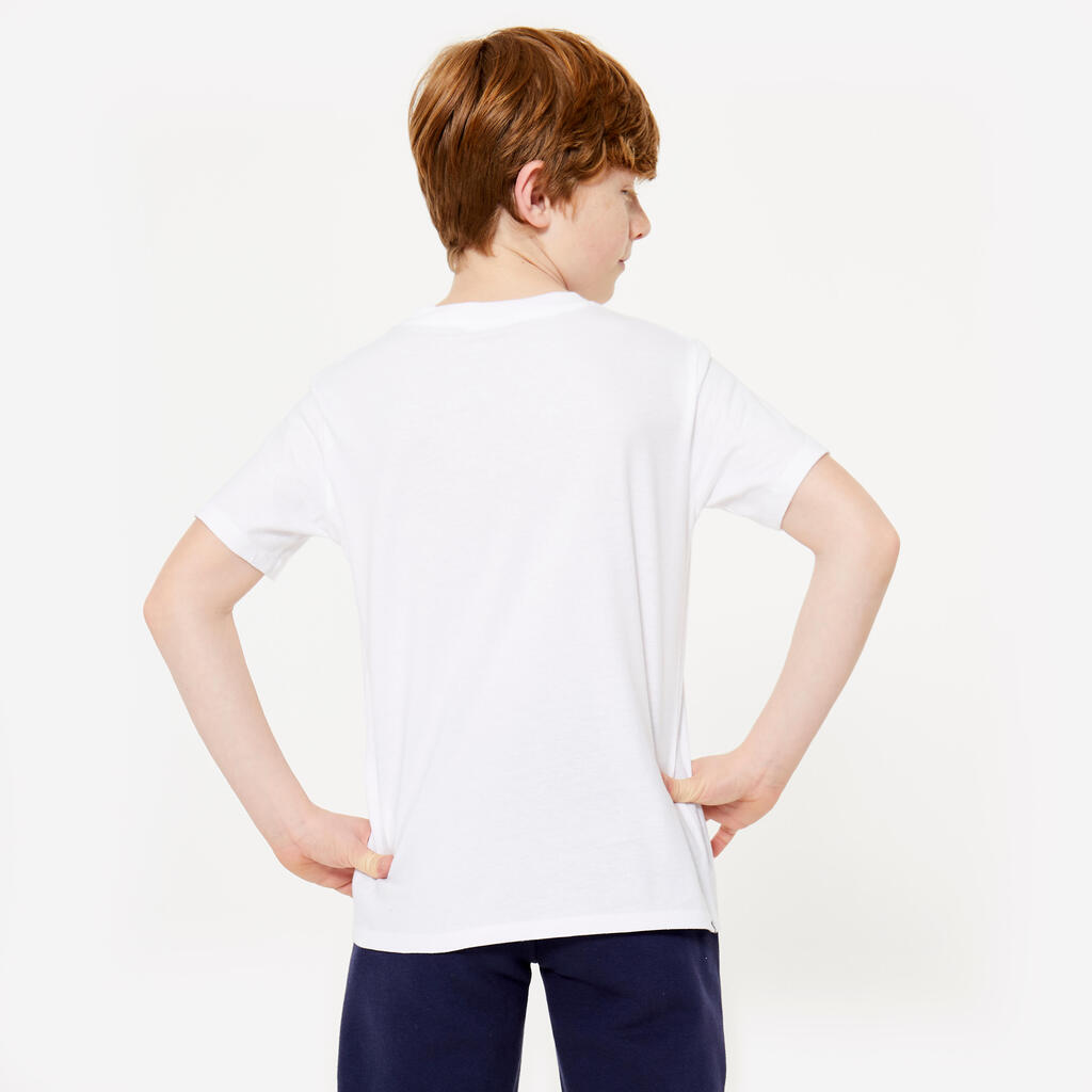 POLERA NIÑOS MOSTAZA ALGODÓN UNISEX