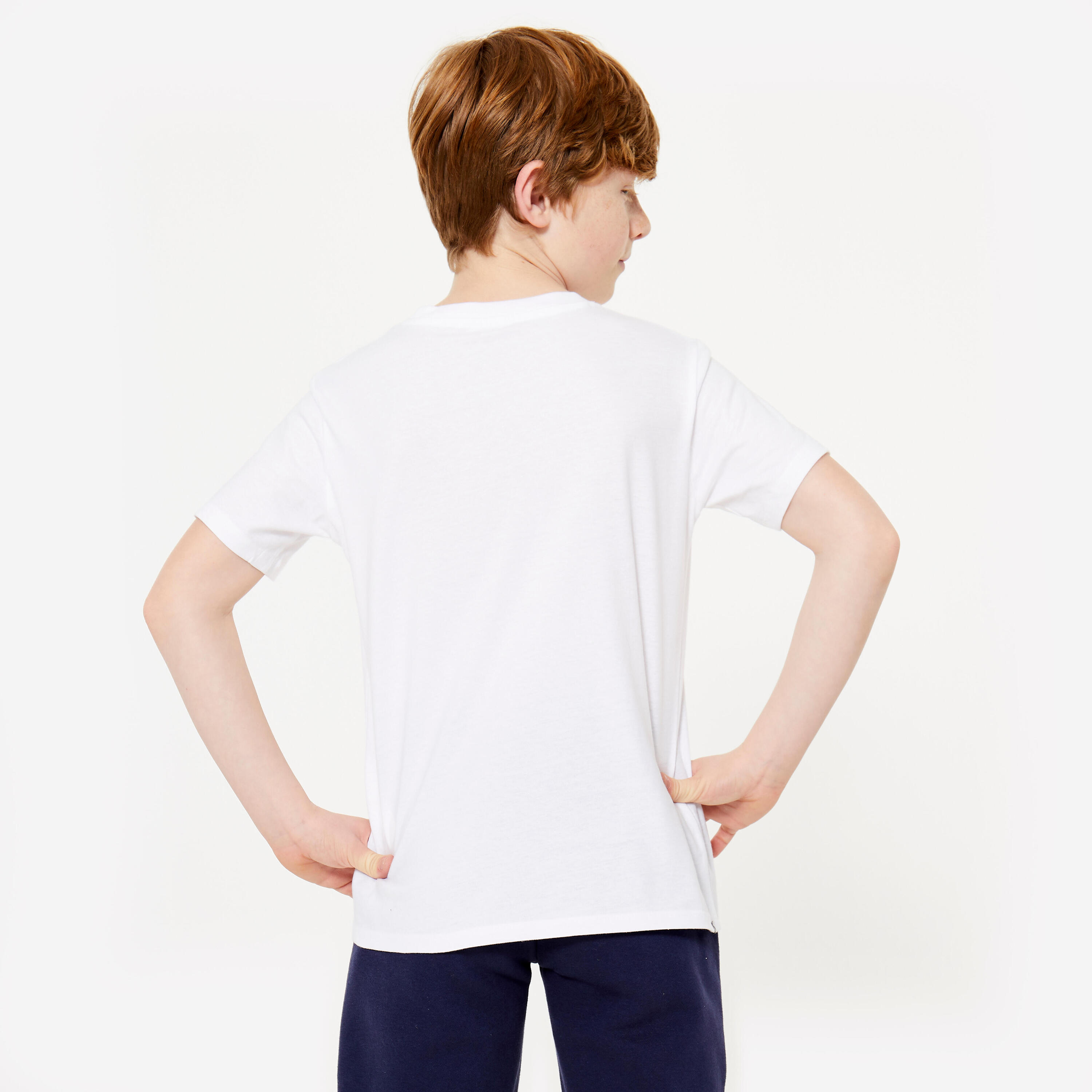 Katoenen multisport T-shirt voor kinderen 4/6