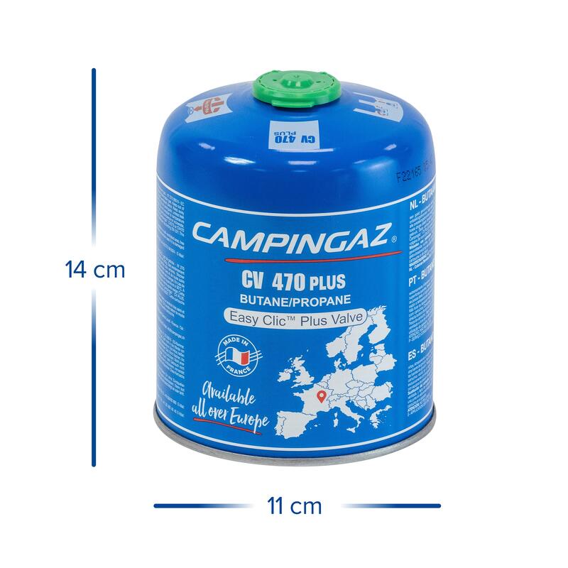 Gaspatroon met ventiel CV470 + voor kooktoestel (450 g)