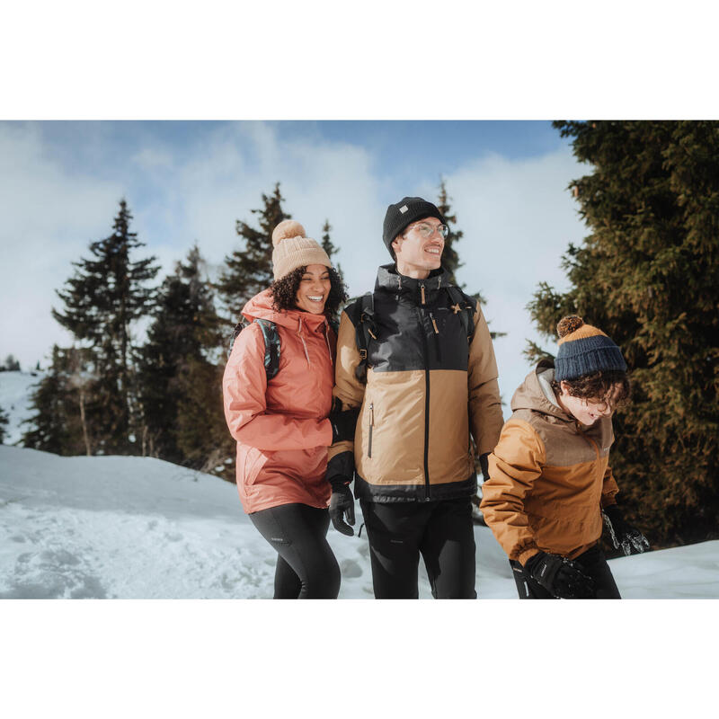 Veste de randonnée -10°C imperméable homme, NH500 noir