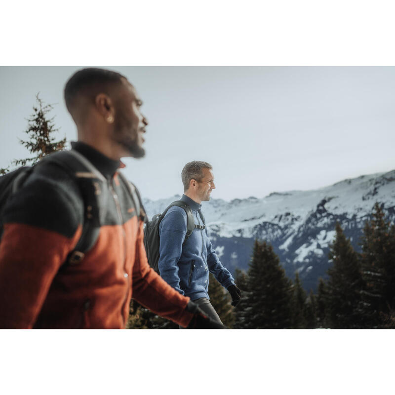 Erkek Sıcak Tutan Outdoor Polar Mont - Mavi - NH100