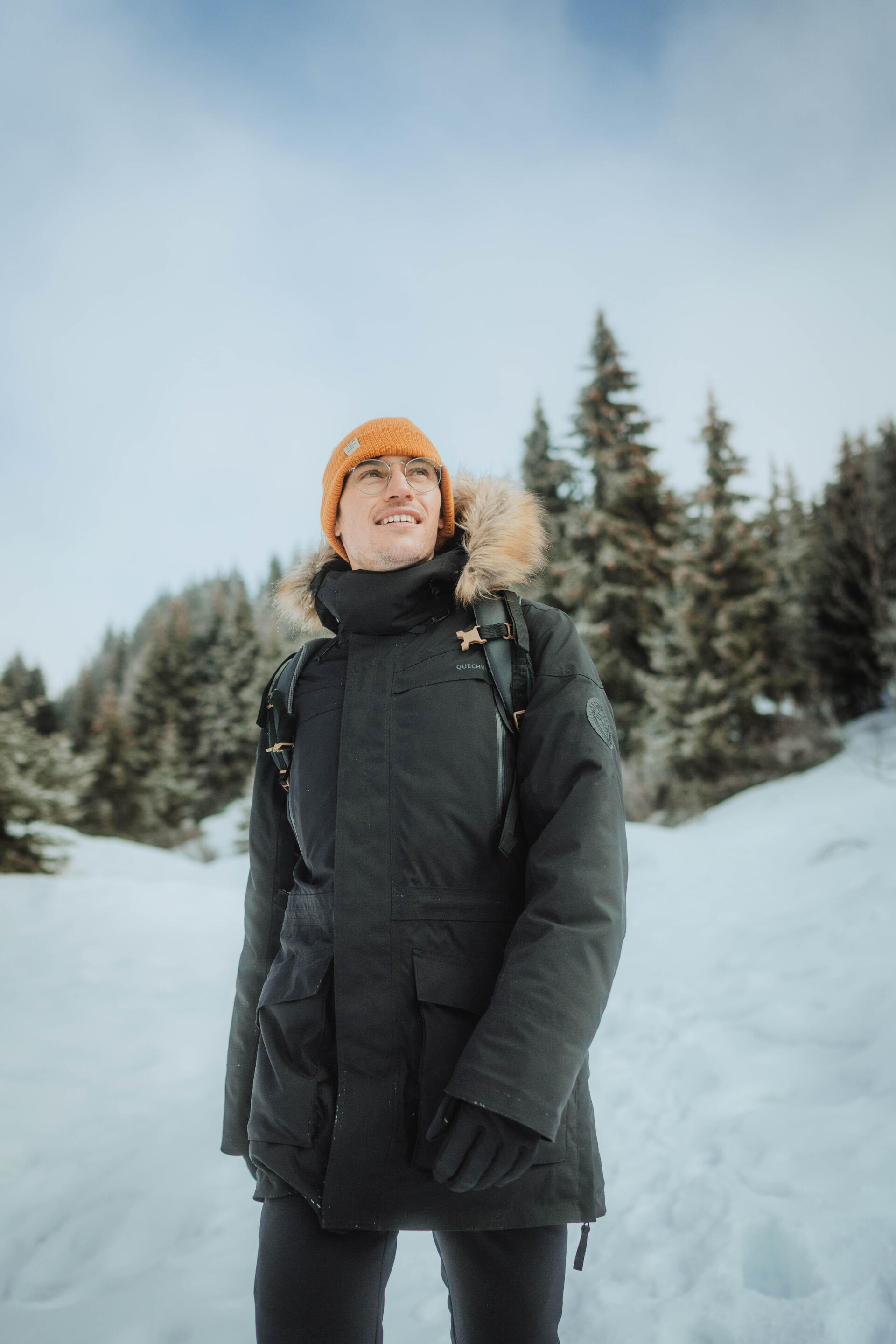 Men's Waterproof Winter Parka -20°C NH900 Black