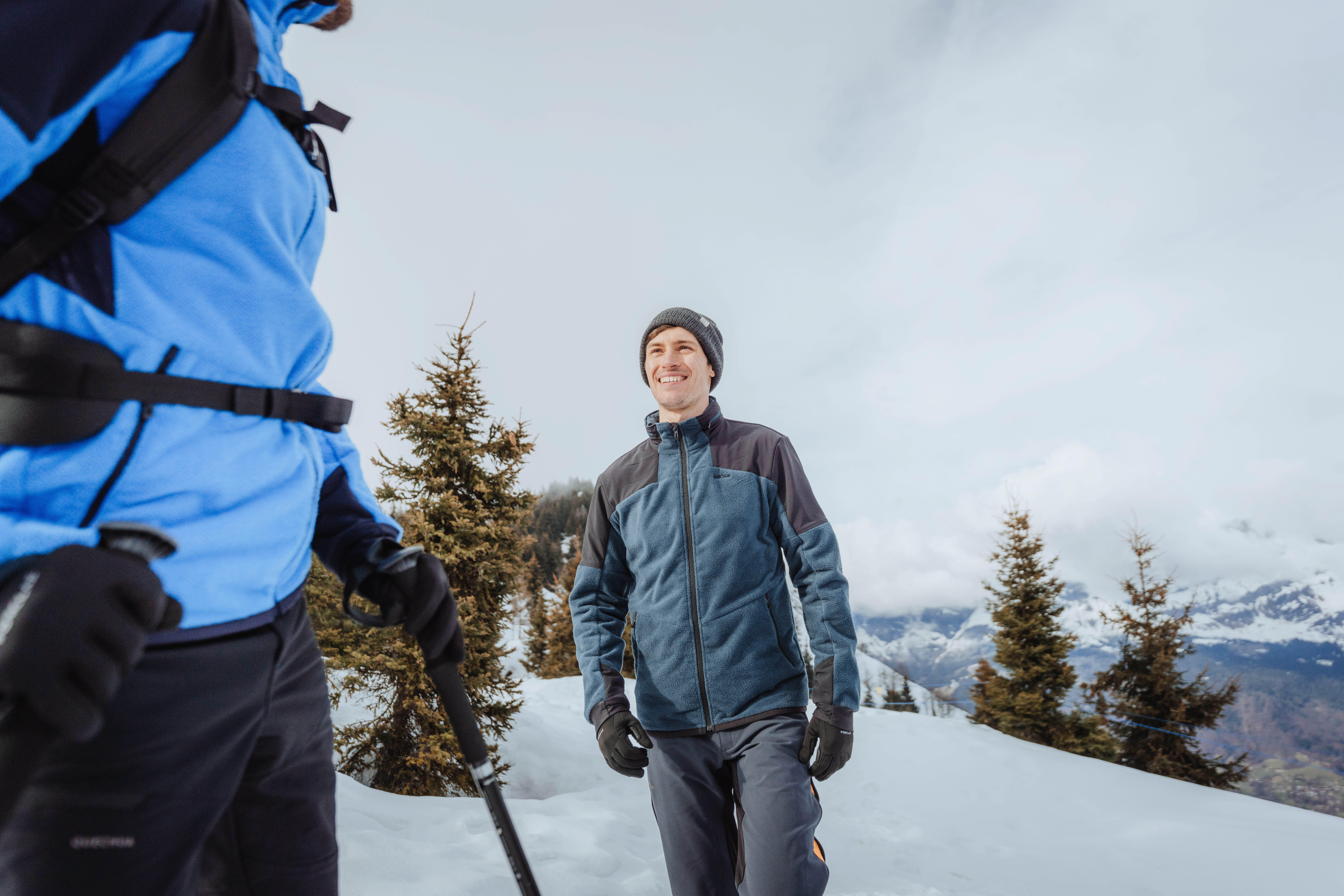Men’s Fleece Hiking Jacket – SH 500 - QUECHUA