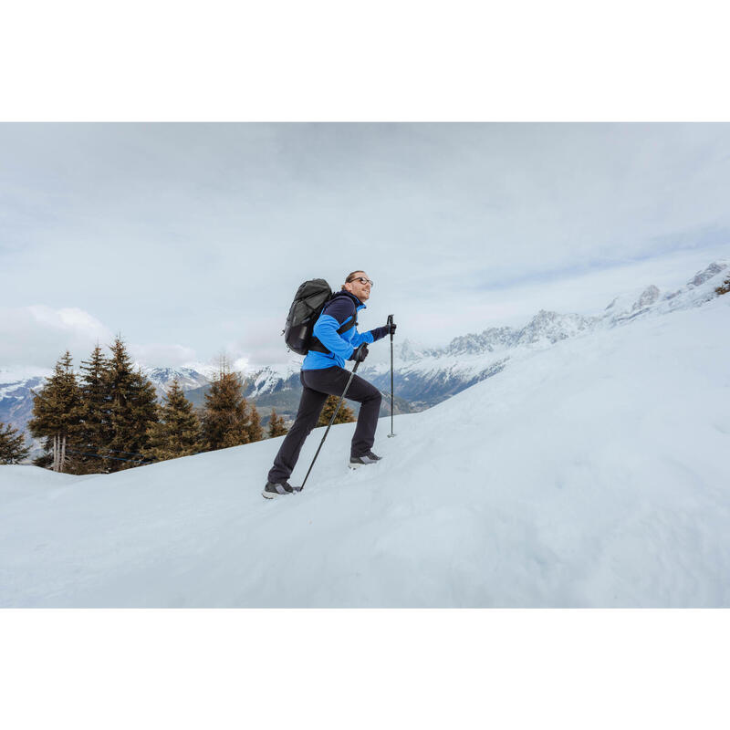 Polar Călduros Drumeție la munte MH500 Albastru Bărbați