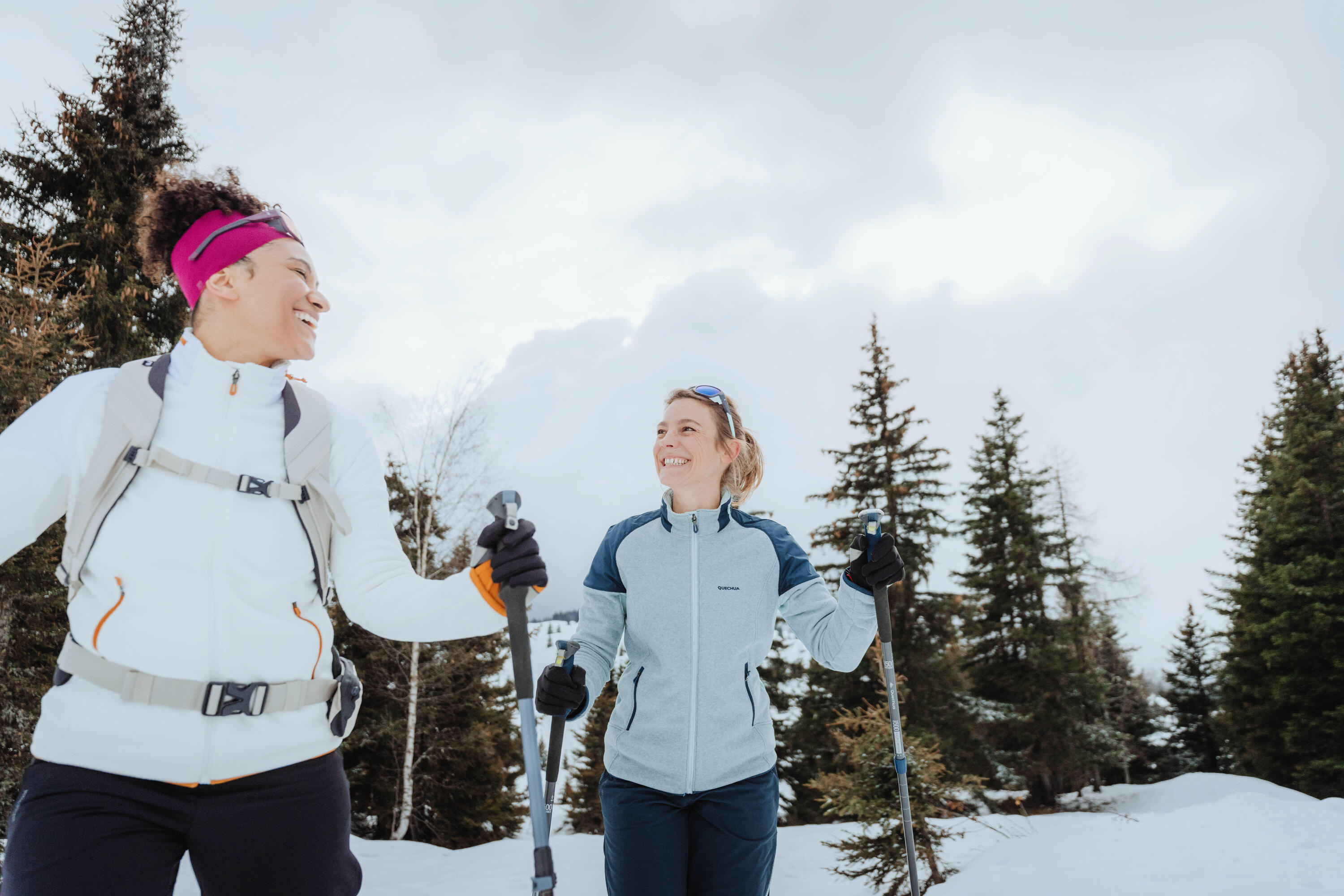 Chaqueta polar de montaña y nieve con capucha Mujer Quechua SH500 Mountain 11/11