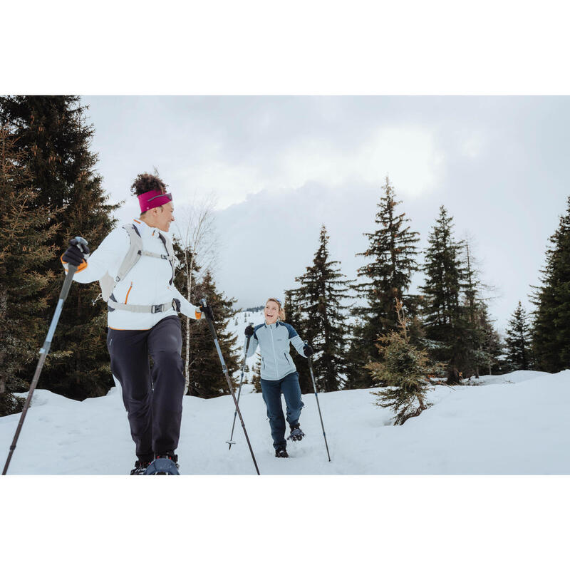 Kadın Sıcak Tutan Outdoor Polar Mont - Yeşil - MH500 Mountain
