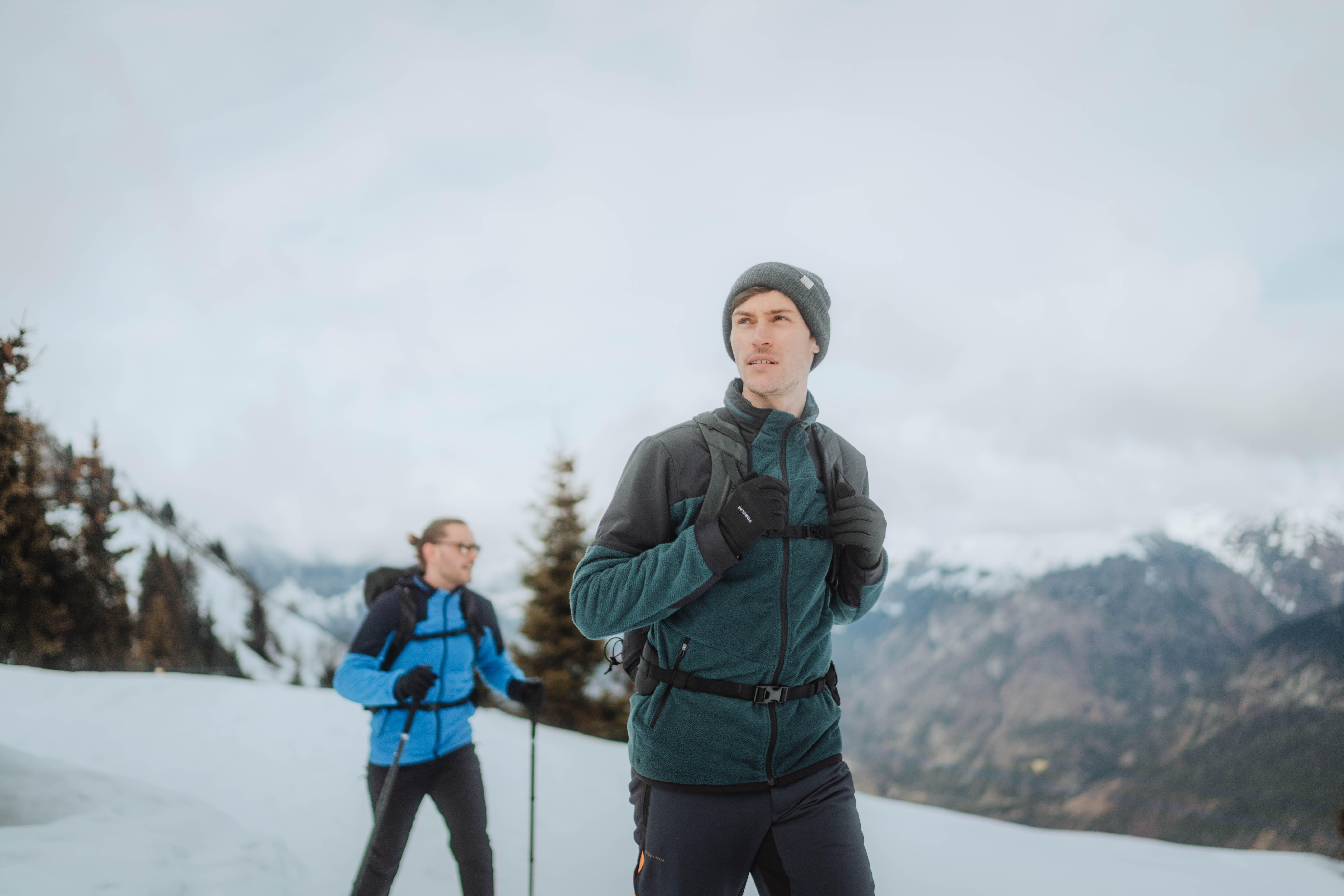Men’s Fleece Hiking Jacket – SH 500 - QUECHUA