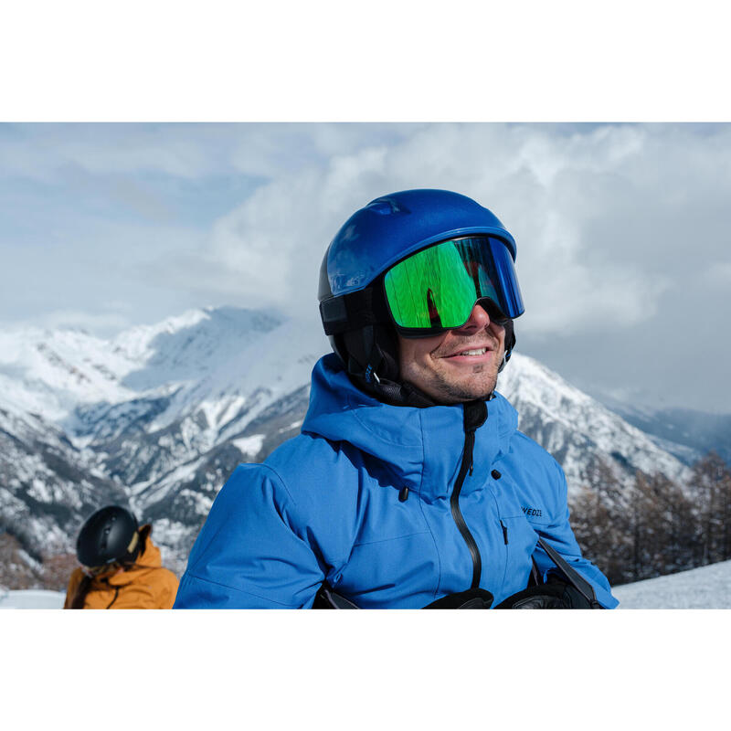 Casque de ski adulte - PST 580 noir et bleu