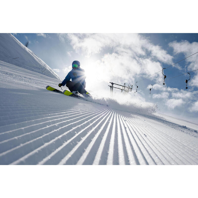 Geacă de schi și snowboard călduroasă și impermeabilă JKT 500 Albastru bărbați
