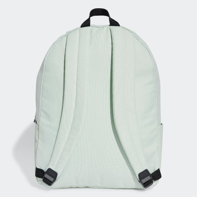 Sac à dos 3 poches, Classic Badge of Sport vert et argent