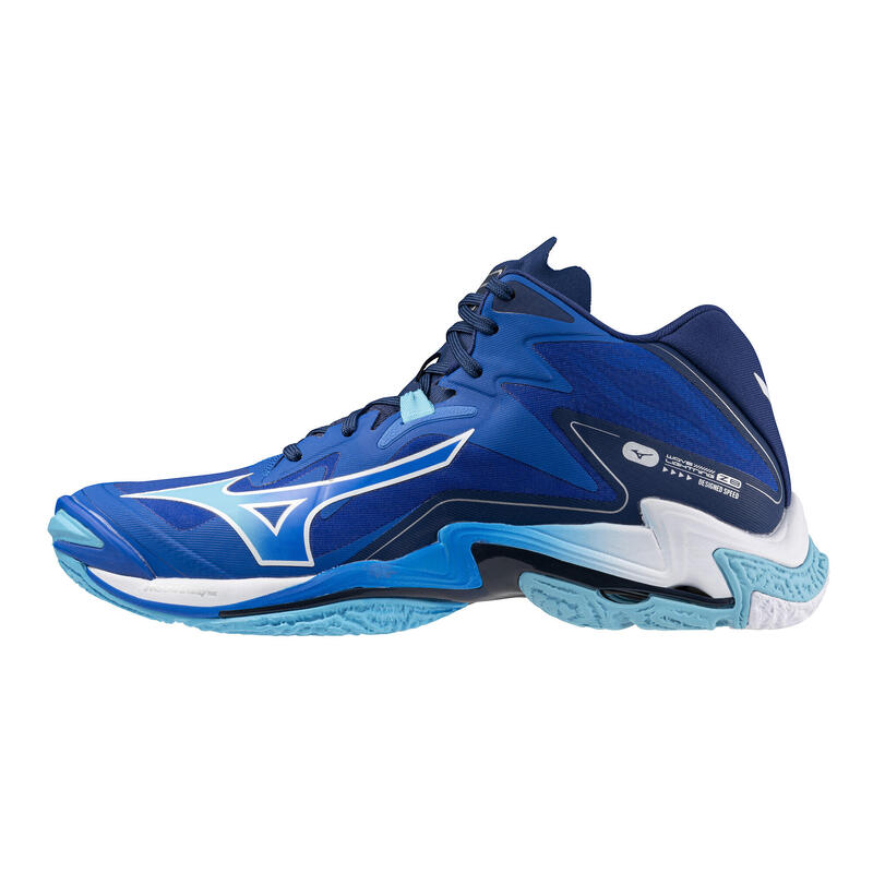 Scarpe pallavolo adulto Mizuno LIGHTNING Z8 MID 24 blu-bianco