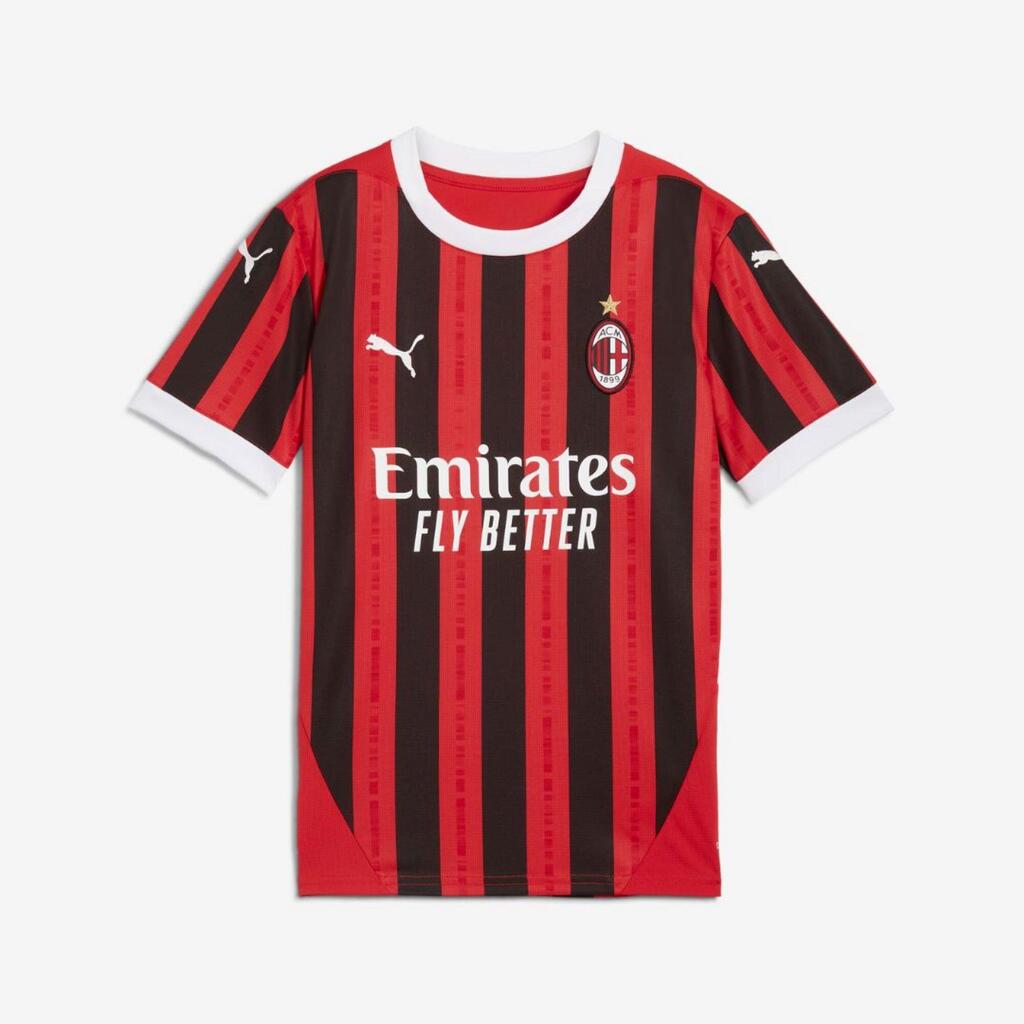 Vaikiški „AC Milan“ rungtynių namų aikštelėje marškinėliai, 2024–2025 m.