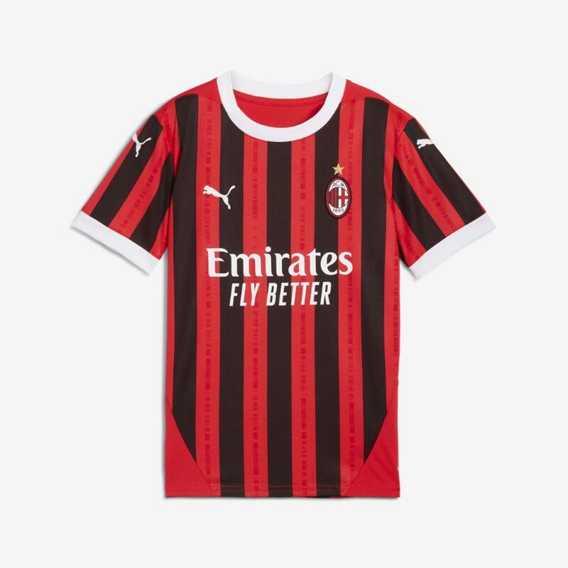 Voetbalshirt voor kinderen AC Milan thuisshirt seizoen 24/25