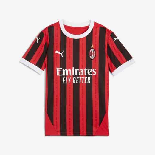 
      Vaikiški „AC Milan“ rungtynių namų aikštelėje marškinėliai, 2024–2025 m.
  