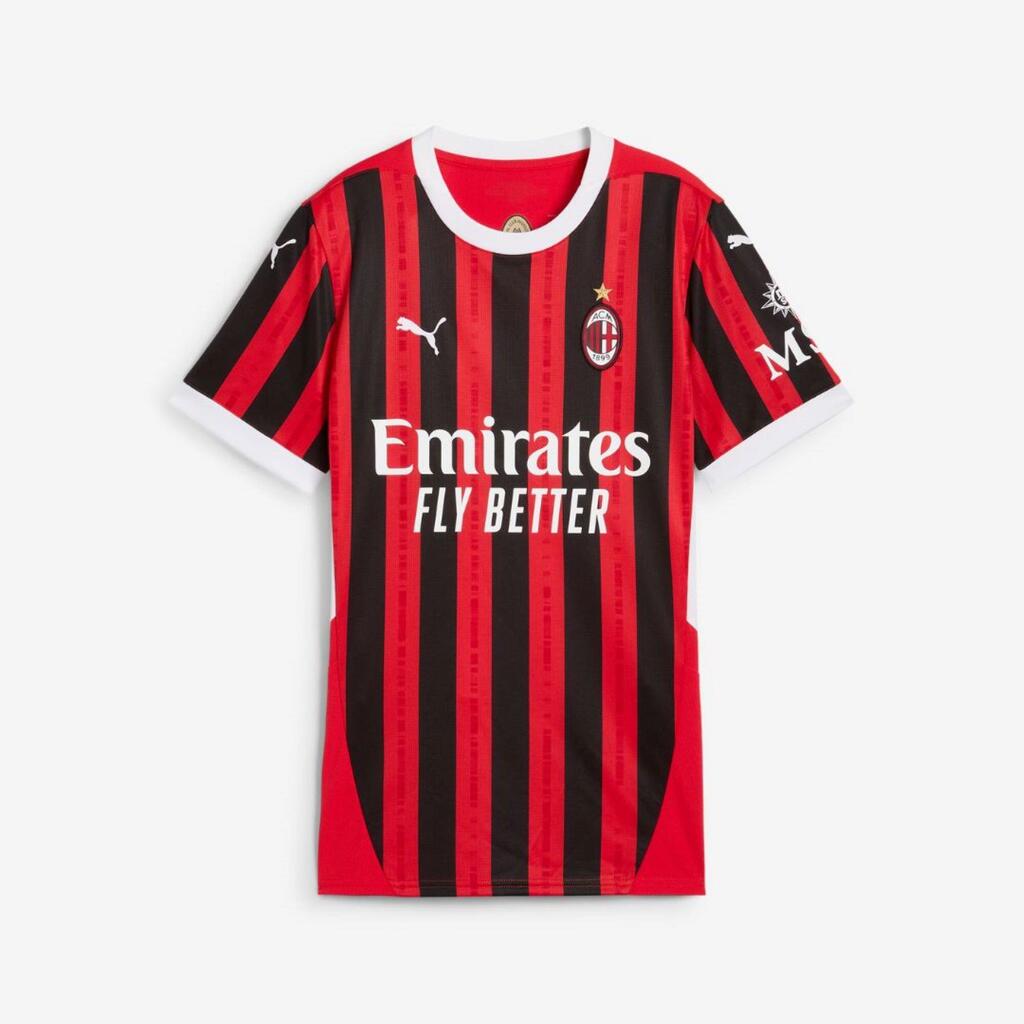 Damen/Herren Fussball Trikot AC Milan Heim Saison 24/25