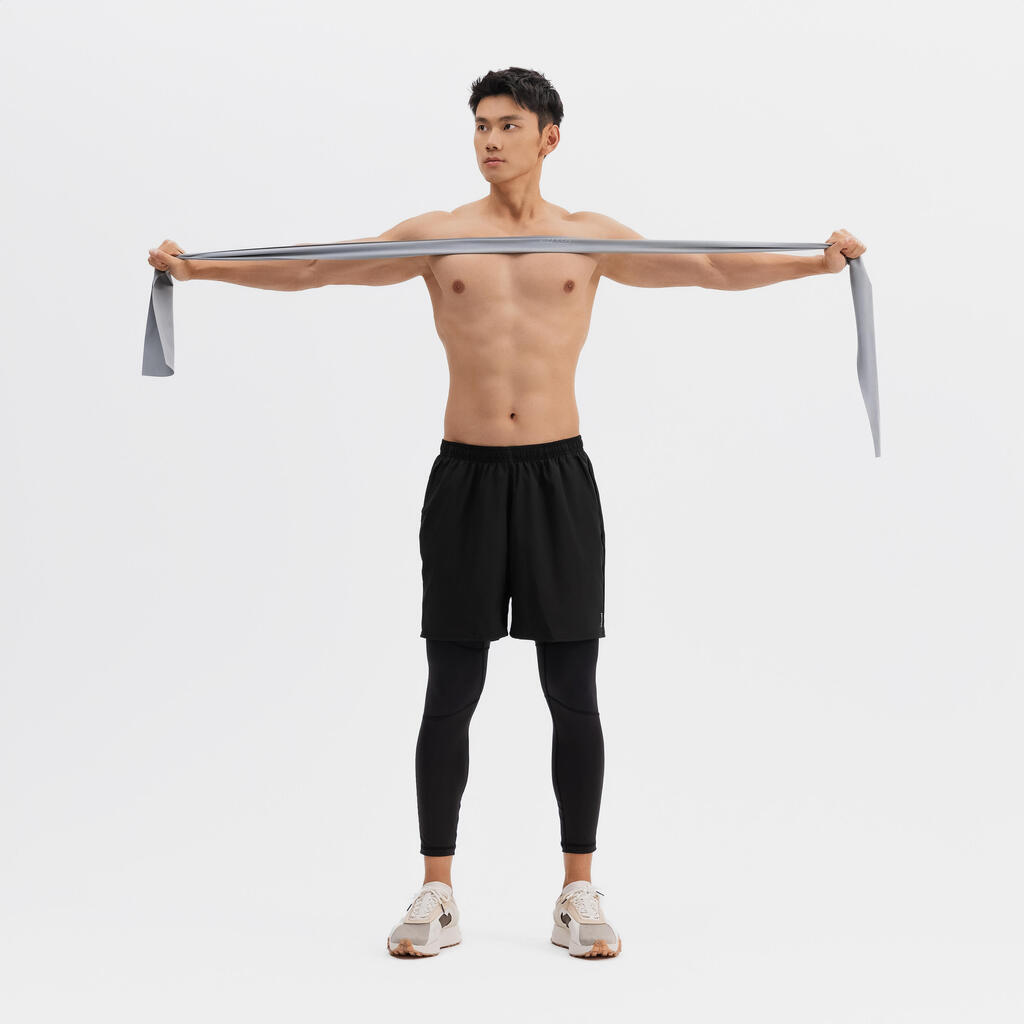 Kit de 3 bandas elásticas de 5, 6 y 7 kg Domyos
