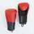 Gants de boxe training pour débutant adulte, rouge et noir